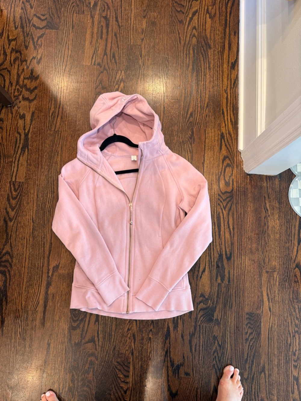 lululemon athletica Pink Zip-Up Hooded Sweatshirt
